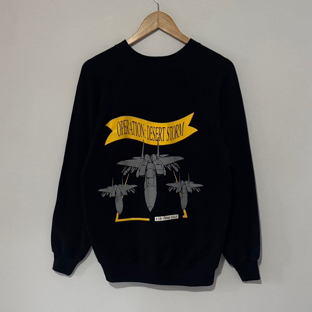 Vintage F-15 Strike Eagle Desert Storm Crewneck / Medium / 1992